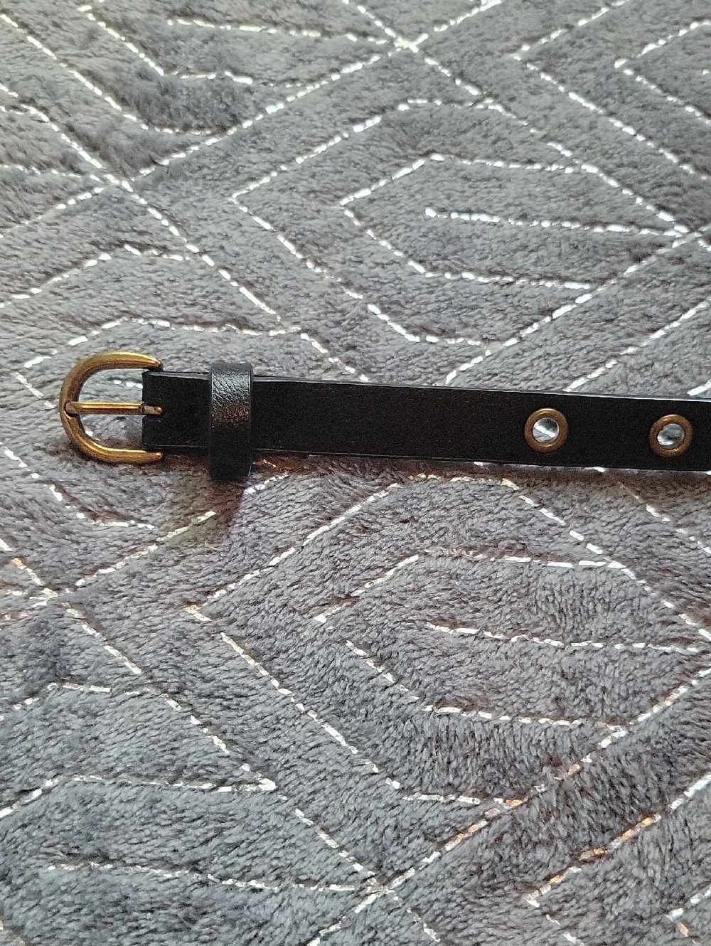 Target Black Belt with Gold Buckle
